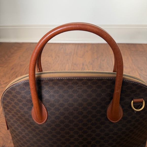 Authentic Vintage Celine Macadam Dome Satchel - Picture 5 of 13